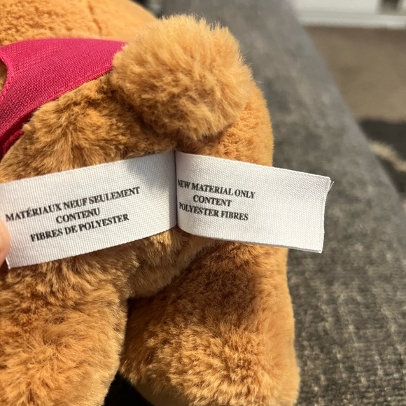 Bass Pro Shops Plush Stuffed Trucker Cap Bear Toy - Brown/Pink - Picture 6 of 10